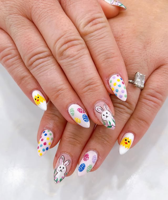 Custom nail art by The Nail Lab